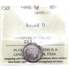 Image 1 : 1900 Round 0, Canada 5-cent ICCS Certified MS-62