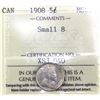 Image 1 : 1908 Small 8, Canada 5-cent ICCS Certified MS-63