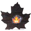 Image 1 : 2016 $20 Canada's Colourful Maple Leaf 1oz Fine Silver Maple Leaf Shaped Coin (Tax Exempt)