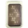Image 2 : Scarce! Johnson Matthey 1oz. Fine silver bar with TD Bank on the reverse, sealed (toned). Serial # 0