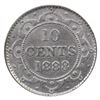 Image 2 : NFLD 10-cent 1888 ICCS Certified VF30. Bright Coin with Traces of Mint Lustre Throughout