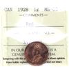 Image 1 : 1-cent 1928 ICCS Certified MS65 Red