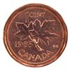 Image 2 : 1-cent 1985 Blunt 5 ICCS Certified MS67 Red. Attractive Coin with Natural Cherry Hues at Edges