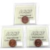 Image 2 : 1-cent 1990, 1992, & 1993 ICCS Certified MS66 Red. 3pcs.