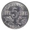 Image 2 : 5-cent 1924 ICCS Certified MS64. Scarcer in higher mint state grades