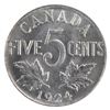 Image 2 : 5-cent 1924 ICCS Certified MS63. An attractive Choice Brilliant UNC.
