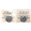 Image 2 : 5-cent 1938 & 1939 ICCS Certified MS63. 2pcs.