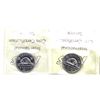 Image 2 : 5-cent 1977 Low 7 & 1979 ICCS Certified MS66. 2pcs