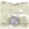 Image 1 : 10-cent 1911 ICCS Certified MS63. Lustrous Coin with Warm Natural Tones
