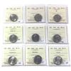 Image 1 : 25-cent 1990, 1991, 1992 NB, 1992 Alberta, 1995, 1996, 2000 Ingenuity, 2000 Harmony & 2000 Pride ICC