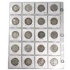 Image 2 : 50-cent 1939-1958 Lot Collection. 20 Silver 50-cent Pieces Total in Mostly F15 to EF. Recommend view