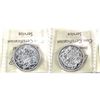 Image 2 : 50-cent 1947 Curved Right 7 & 1947 Straight 7 ICCS Certified MS62. 2pcs.