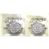 Image 2 : 50-cent 1950 Design MS63 & 1950 No Design MS60 ICCS Certified. 2pcs.