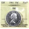 Image 1 : 50-cent 1961 ICCS Certified PL67 Ultra Heavy Cameo
