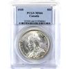 Image 1 : Silver $1 1935 PCGS Certified MS66. Attractive Lustre with Natural Golden Tones Appearing at Border