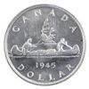 Image 2 : Silver $1 1945 5/5 ICCS Certified MS64. *Key Date* A bright coin with choice eye appeal. Scarce in h