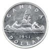 Image 2 : Silver $1 1951 Arnprior ICCS Certified MS62