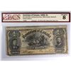Image 1 : DC-13a-E25-i 1898 $1 BCS VG8, Various-Courtney, ONEs Inward, Series B, Check Letter C, SN: 710838 (C