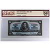 Image 1 : BC-23b 1937 $5 BCS AU58 Original Gordon-Towers S/N: K/C9004216. Bright Vibrant Colours, choice cente