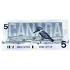 Image 7 : ERROR BC-56e-E2-i 1986 $5 "Ink Smear' Lot of 9 notes all AU or better! Knight-Dodge S/N: HNB5107760/