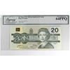 Image 1 : BC-58a-N5-iv 1991 $20 'Low Serial #' Sequential Pair Legacy Very Choice New-64 PPQ Thiessen-Crow S/N