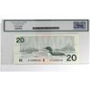 Image 2 : BC-58a-N5-iv 1991 $20 'Low Serial #' Sequential Pair Legacy Very Choice New-64 PPQ Thiessen-Crow S/N