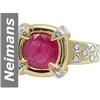 Image 1 : 2.58 ct Ruby & Diamond Ring 14kt Gold