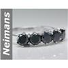 Image 1 : Incredible 1.05 ct Black Diamond Ring 14kt Gold