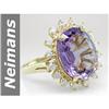 Image 1 : 8.06 ct Amethyst & Diamond Ring 14kt Gold