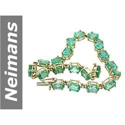 18.00 ct Apatite Bracelet 14kt Gold