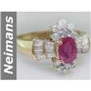 Image 1 : Fabulous 2.00 ct Ruby & Diamond Ring 14kt Gold
