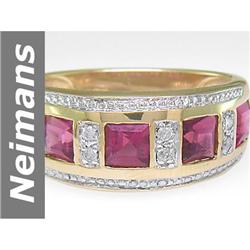 2.25 ct Pink Spinel & Diamond Ring 14kt Gold
