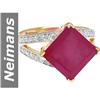 Image 1 : 8.25 ct Ruby & Diamond Ring 14kt Gold