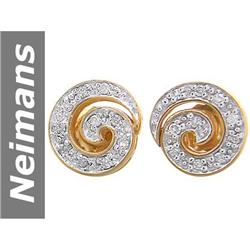 .25 ct Diamond Earrings 14kt Gold