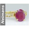 Image 1 : Popular 2.25 ct Ruby & Diamond Ring 14kt Gold