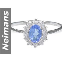 .72 ct Tanzanite & Diamond Ring 14kt Gold