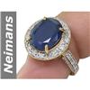 Image 1 : 6.36 ct Sapphire & Diamond Ring 14kt Gold