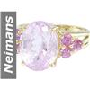 Image 1 : 8.40 ct Pink Kunzite & Pink Sapphire Ring 14kt Gold