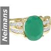 Image 1 : 4.21 ct Emerald & Diamond Ring 14kt Gold