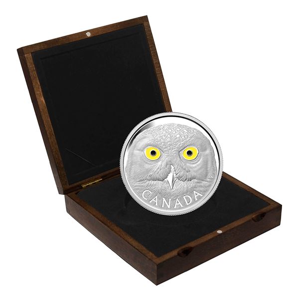 2014 Canada $250 In the Eyes of the Snowy Owl Fine Silver Kilo. Mintage of Only 500! (Tax Exempt)