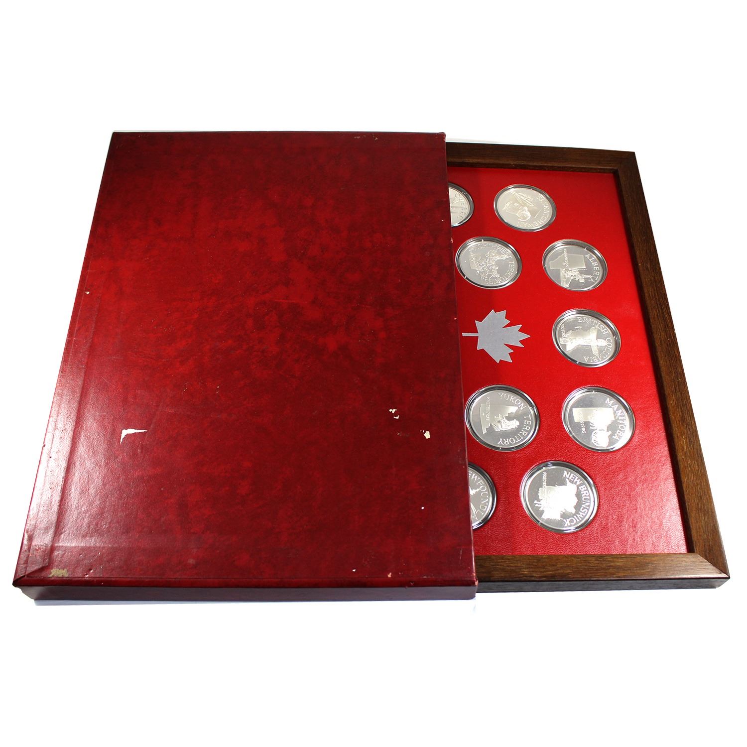 *Franklin Mint, Limited Edition, Provinces of Canada, 12piece Set of