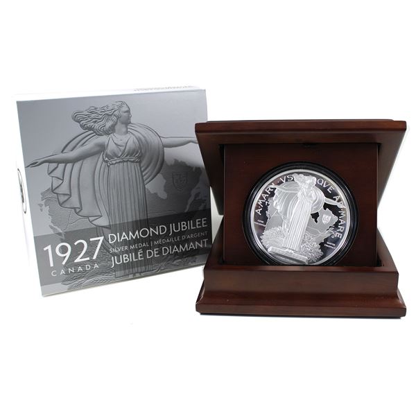 2017 Canada 1927 Diamond Jubilee Restrike, Canadian Heritage Mint 10oz Fine Silver (Tax Exempt)