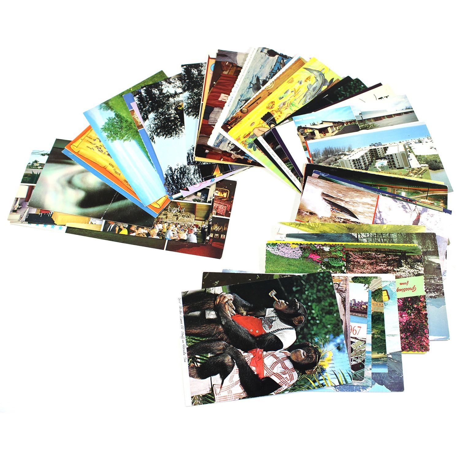 64x 1960s-1980s Assorted World Postcards. Jamaica, Canada, USA-Many ...