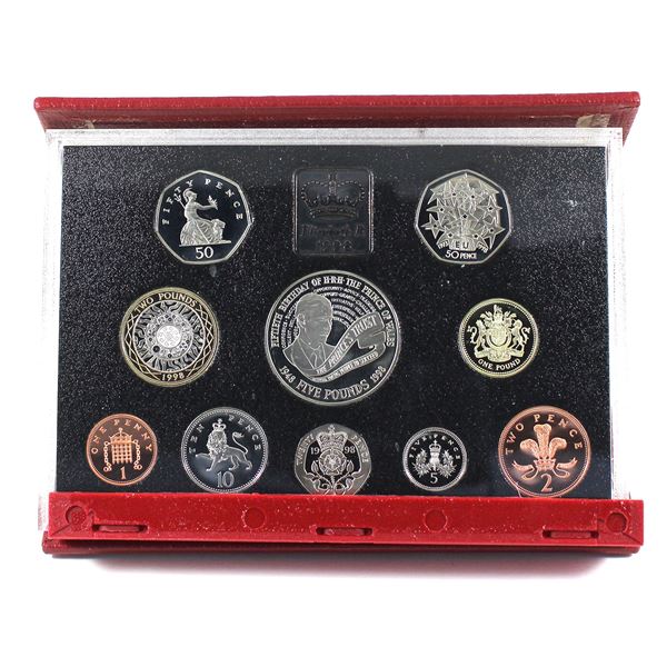 1998 United Kingdom 10-Piece Deluxe Proof Set