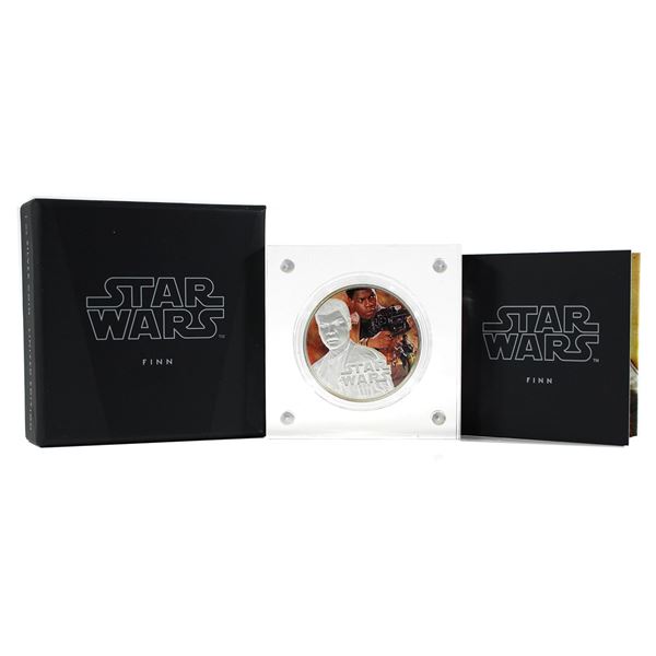 2016 Niue $2 The Force Awakens-Finn 1oz Fine Silver with Selective Colour (Tax Exempt)