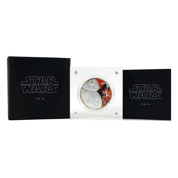 2016 Niue $2 The Force Awakens-BB-8 1oz Fine Silver with Selective Colour (Tax Exempt)