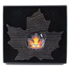 Image 1 : 2016 $20 Canada's Colourful Maple Leaf 1oz Fine Silver Maple Leaf Shaped Coin (Tax Exempt)