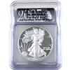 Image 1 : USA Silver *First Day of Issue* 2007-W $1 Silver Eagle-Washington ICG Certified PR70 DCAM (Tax Exemp