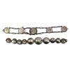 Pair of 1880s-1940s Haiti & Netherlands Silver Coin Bracelets. 2pcs.