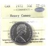 Image 1 : 1972 Canada 50-cent ICCS SP66 Heavy Cameo (CNAS sticker on holder)
